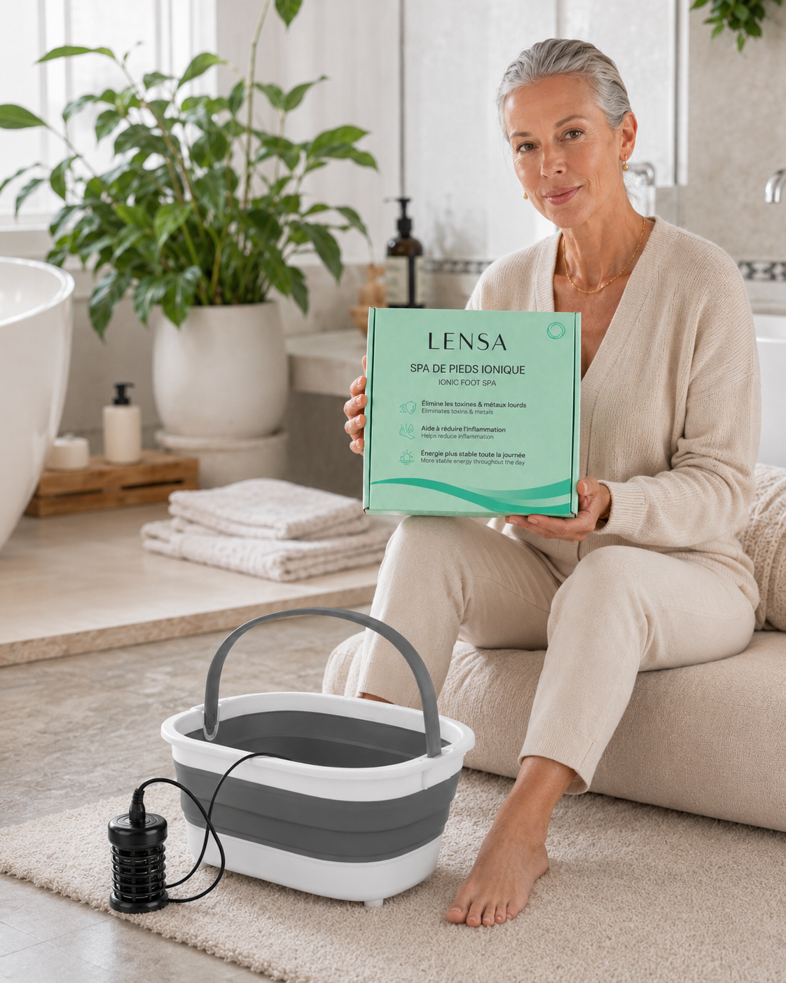 LENSA — spa de pieds ionique